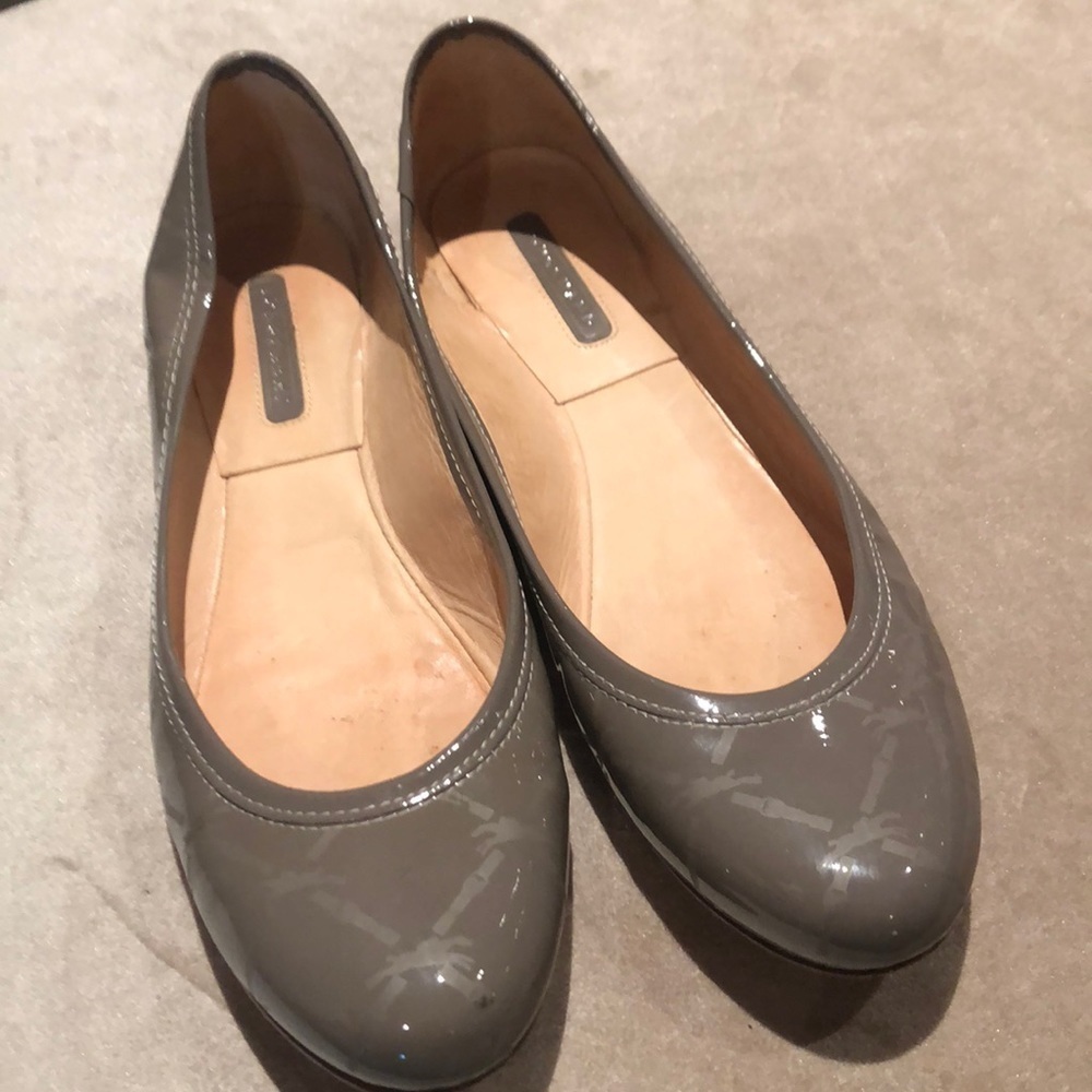 LONGCHAMP Ballet Flats Patent  Leather